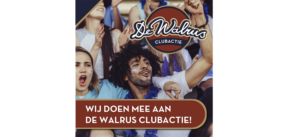 Wij doen mee aan de Walrus Clubactie